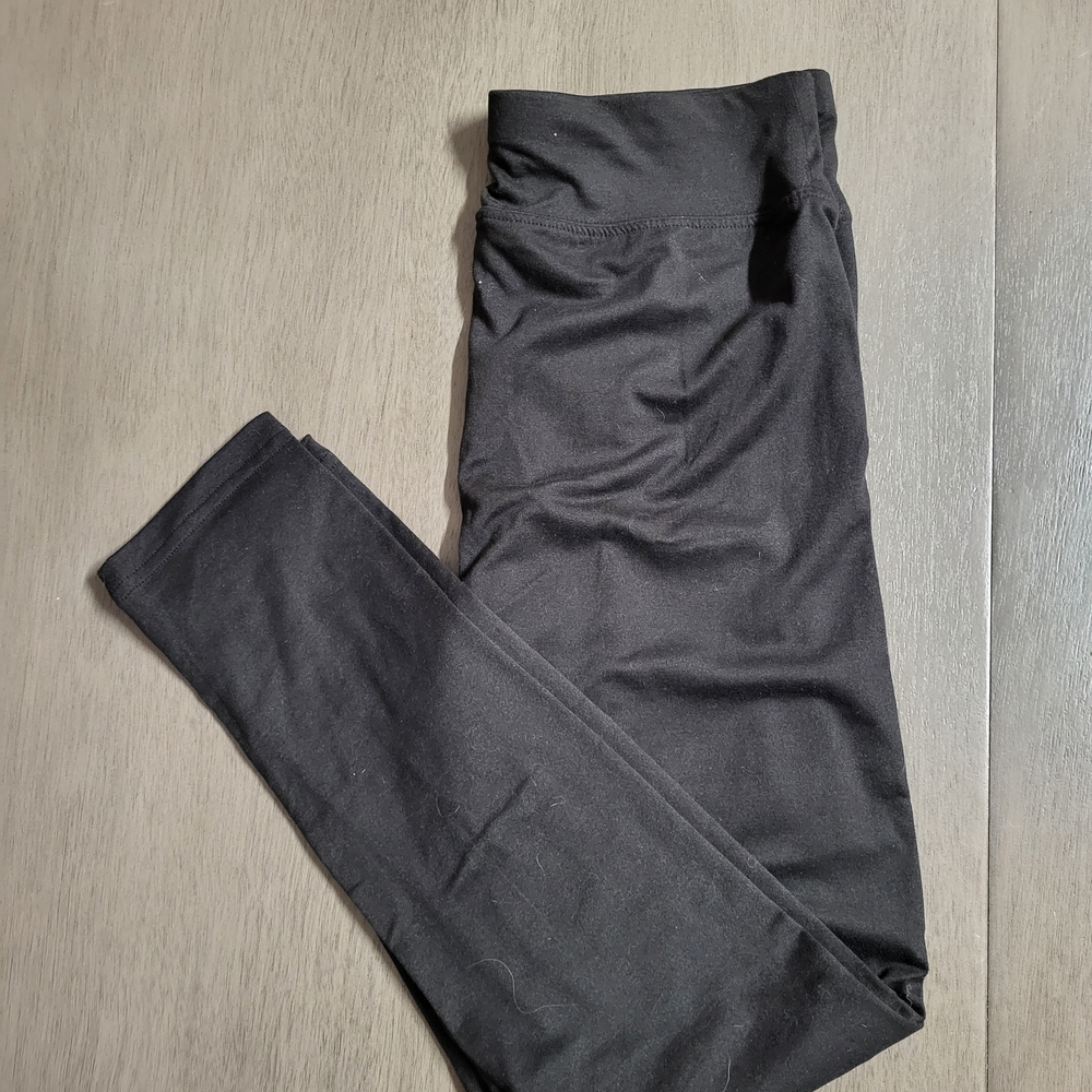 High Waisted Leggings, Medium, Black, Revolution, not actually worn.
